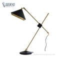 Iron Table Lamp Shade Angle Adjustable Bronze Table Lamp Factory